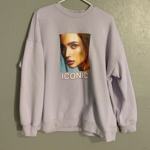 super cute lavender sweater